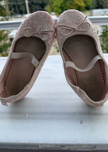 Fiyonklu Pembe Kız Babet Ayakkabı - Görsel 2