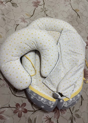Gri Yıldız Desenli Bebek Uyku Seti - Görsel 3