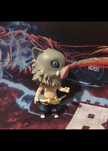 Gri Domuz Maskeli Aksiyon Figürü Demon slayer - Görsel 4