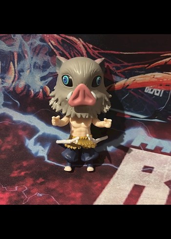 Gri Domuz Maskeli Aksiyon Figürü Demon slayer - Görsel 5