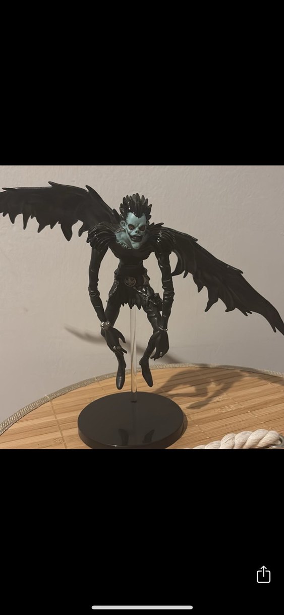 Ryuk death notee Karanlık Siyah Aksiyon Figürü - Görsel 4