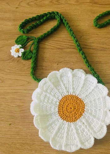 Çiçek Desenli Beyaz Dantel Bohem Çanta - Görsel 6