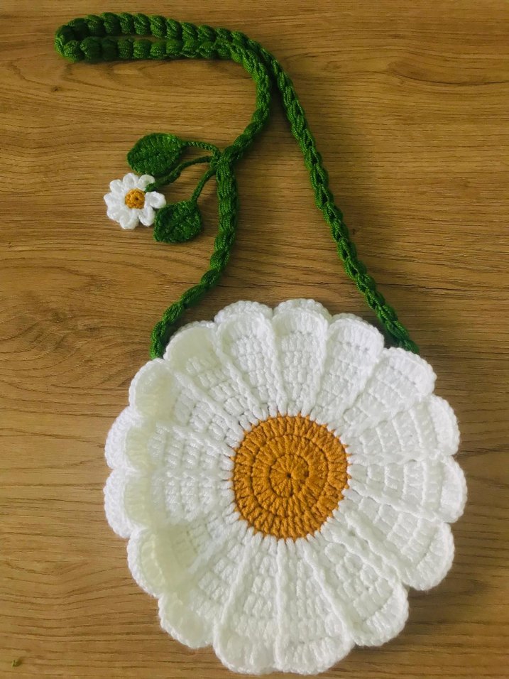 Çiçek Desenli Beyaz Dantel Bohem Çanta - Görsel 3