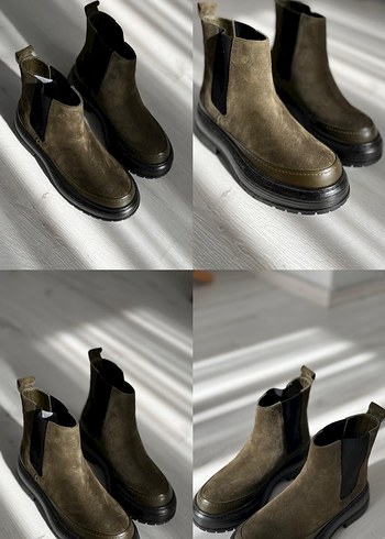 Siyah Deri Bağcıklı Stiletto Topuklu Bot - Görsel 9