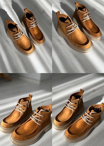 Siyah Deri Bağcıklı Stiletto Topuklu Bot - Görsel 3