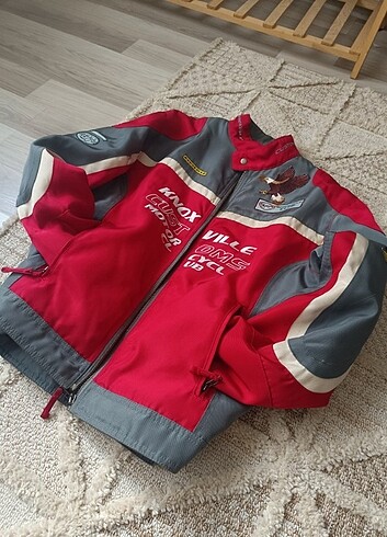 Angelo Litrico Knoxville Motorcycle Club Red Jacket