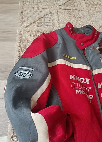 Angelo Litrico Knoxville Motorcycle Club Red Jacket - Görsel 2