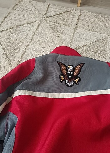 Angelo Litrico Knoxville Motorcycle Club Red Jacket - Görsel 6