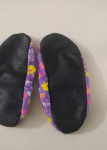 Mor Renkli Kız Çocukları Sıcak Terlik - Görsel 3