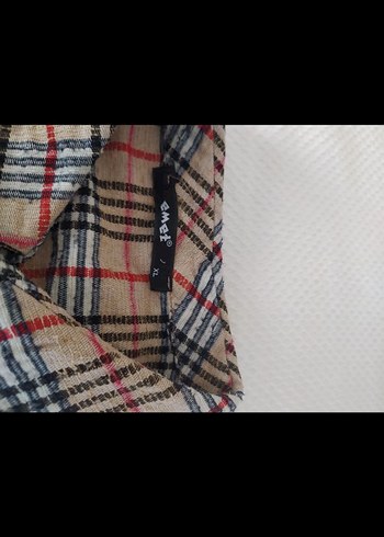 az kullanılmış Kadın Ekoseli Düğmeli Gömlek - Görsel 2