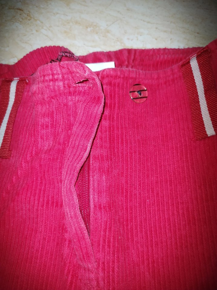 Kırmızı Süet Kemerli Mini Etek - Görsel 5