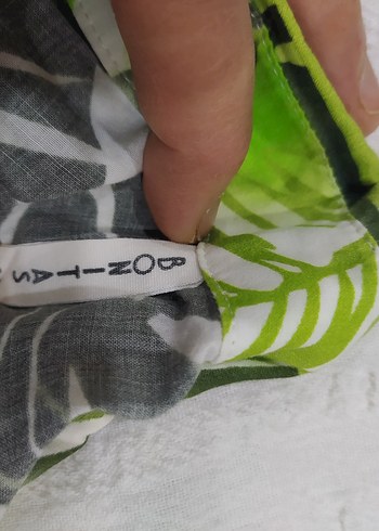 Uzun Kesim Renkli Batik Desenli Kadın Gömlek - Görsel 5