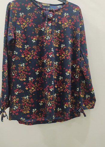 Miss Firuze Çok Renkli  Bluz - Görsel 3