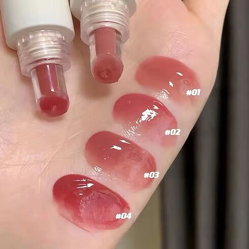  Beden çeşitli Renk Keke Mood Jelly Lip Gloss