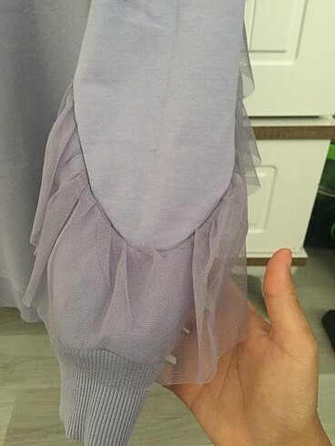 s Beden mor Renk Tunik sweat