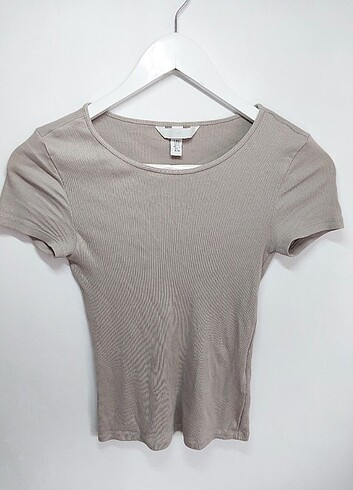 Vücudu Saran Slim Fit Dar Kalıp Bisiklet Yaka T-Shirt Kadın