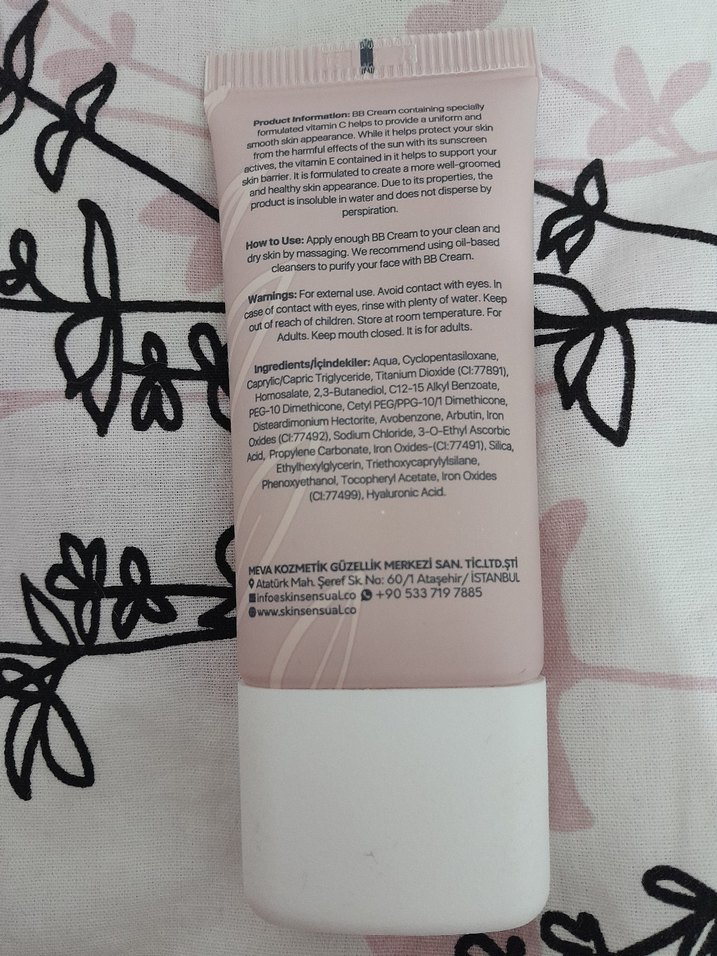 Pembe Pastel BB Krem SKINSENSUAL - Görsel 2