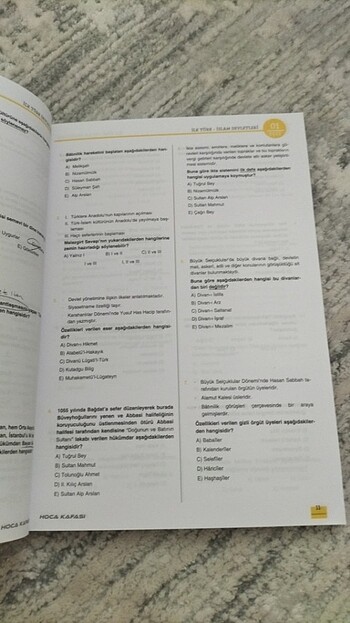 Beden Renk Kpss tarih kitabı