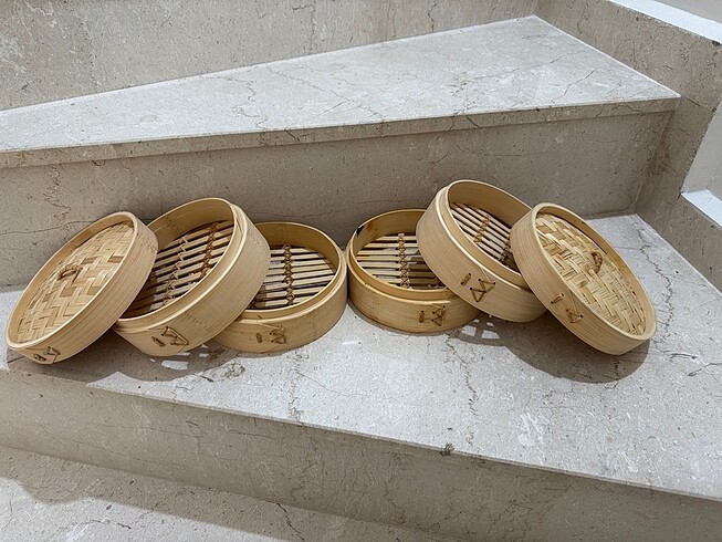 Bambum Bamboo Buharda Pişirme ve Saklama Kabı