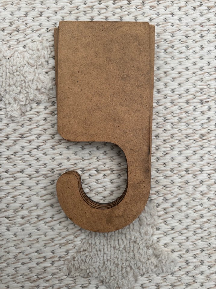 Ahşap Bebek Kıyafet Askısı Ayracı - Görsel 5