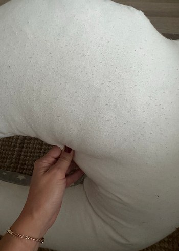 Gri Emzirme Yastığı ve Emzirme Örtüsü Seti - Görsel 5