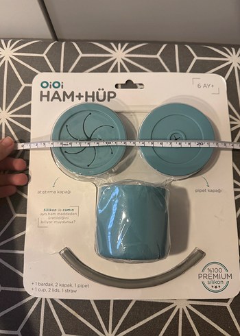 OiOi HAM+HÜP 6 Ay+ Silikon Pipetli Bardak Seti - Görsel 3