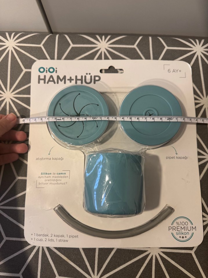 OiOi HAM+HÜP 6 Ay+ Silikon Pipetli Bardak Seti - Görsel 3