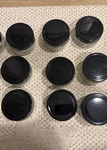 Siyah Kapaklı Boş Cam Çok Amaçlı Kavanoz 23cl - Görsel 6