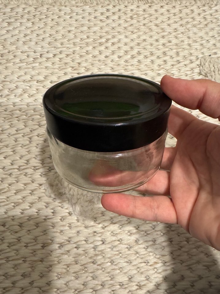 Siyah Kapaklı Boş Cam Çok Amaçlı Kavanoz 23cl - Görsel 2