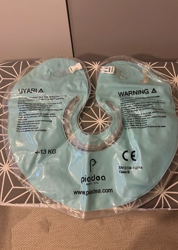 Turkuaz Bebek Boyun Şişme Yüzme Simidi (spa) - Görsel 2