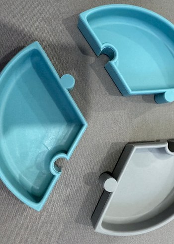 Oioi Vakumlu Silikon Puzzle Mama Tabağı ve Kaşığı - Görsel 4