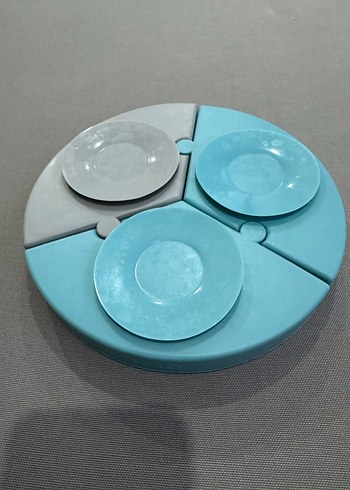 Oioi Vakumlu Silikon Puzzle Mama Tabağı ve Kaşığı - Görsel 5