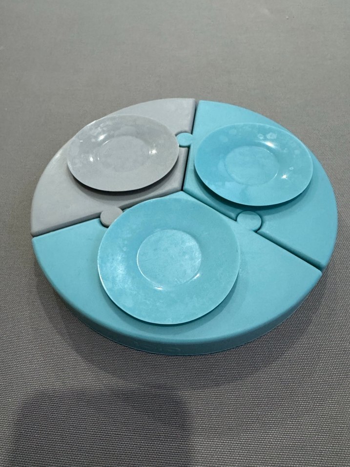 Oioi Vakumlu Silikon Puzzle Mama Tabağı ve Kaşığı - Görsel 5