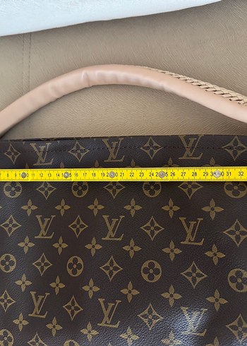 Beden Louis Vuitton Bej Baskılı Deri Kadın Çanta