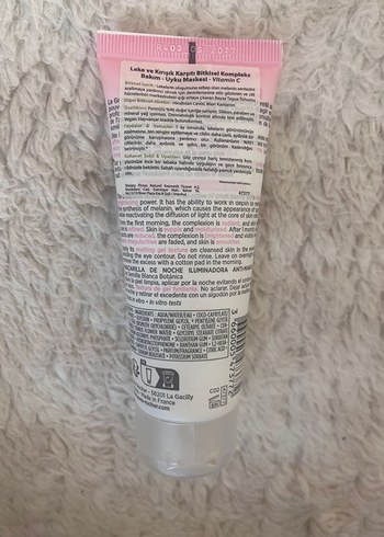 Yves Rocher leke ve kırışıklık karşıtı c vitamini bakım maskesi - Görsel 2