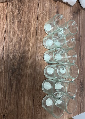 Şeffaf Kulplu Cam Kupa - Görsel 2