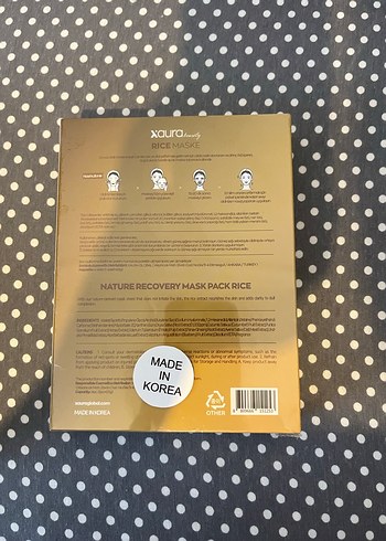 X Aura Rice Mask 4'lü Paket - Görsel 2