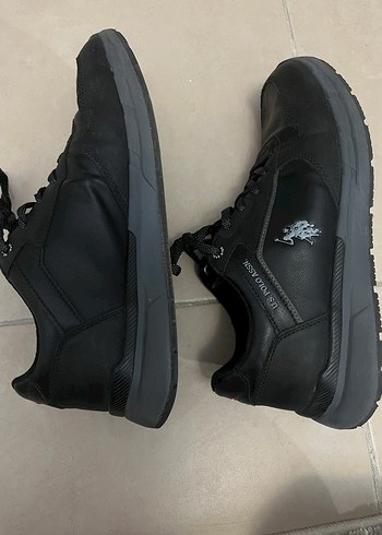 USPA Polo  Erkek Siyah Spor Ayakkabı - Görsel 5