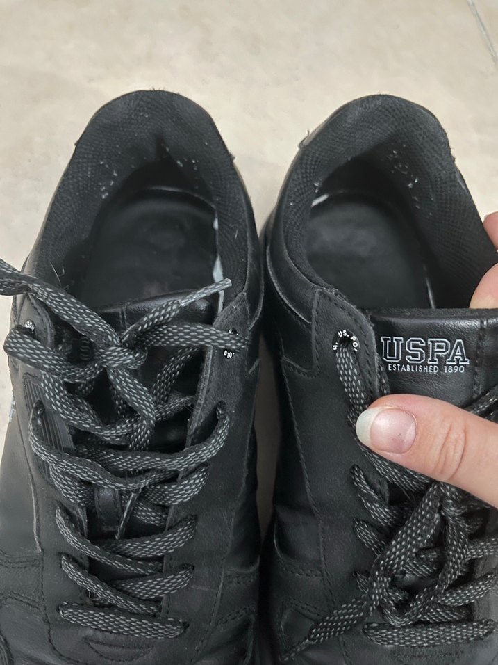USPA Polo  Erkek Siyah Spor Ayakkabı - Görsel 3