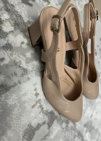 Polaris Bej Topuklu Kadın Ayakkabı - Görsel 2