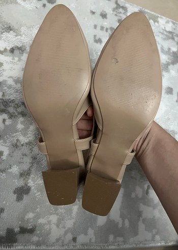 Polaris Bej Topuklu Kadın Ayakkabı - Görsel 4