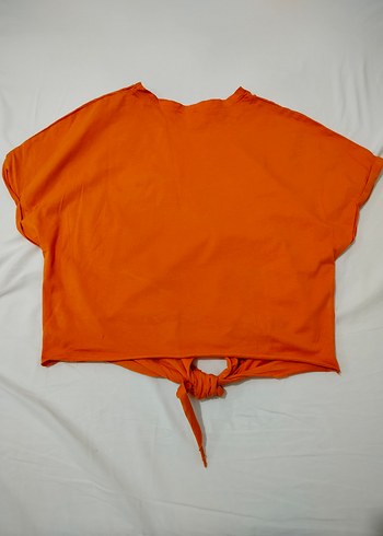 Önden bağlamalı kadın tişört - Görsel 2