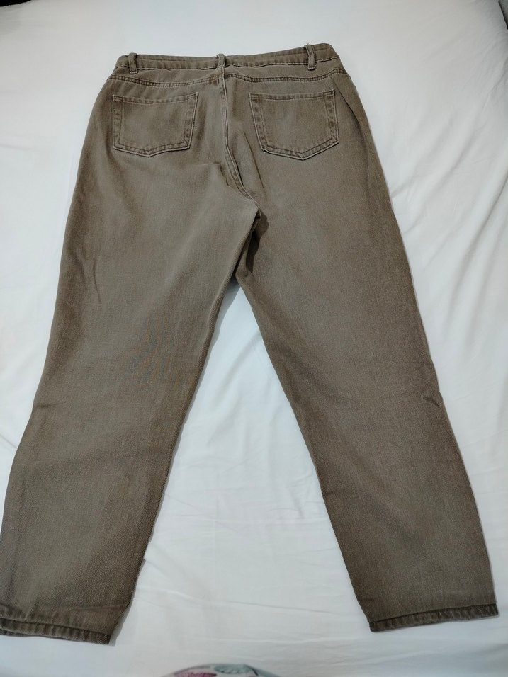 Kahverengi Kadın Boyfriend Kot Pantolon - Görsel 3