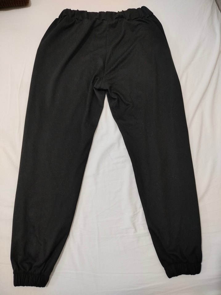 Siyah Baskılı Rahat Kadın Eşofman - Görsel 2