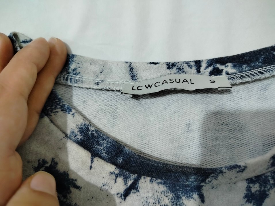 Kadın Batik Desenli Uzun Kollu Sweatshirt - Görsel 2