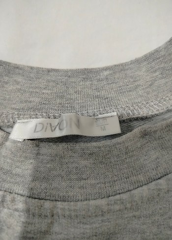 Gri Kadın Brooklyn Baskılı Sweatshirt - Görsel 2