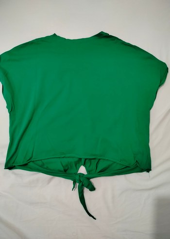 Önden bağlamalı kadın tişört - Görsel 2