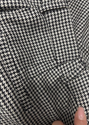 Gri Kadın Pilili Kumaş Pantolon - Görsel 5