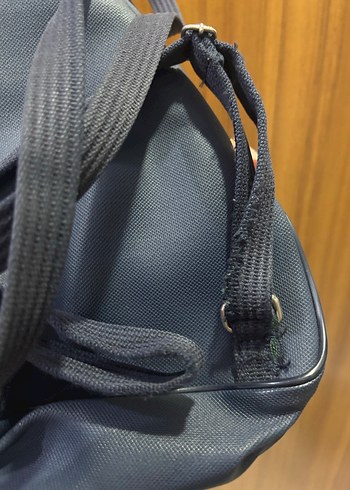 Lacoste Mavi Deri Kadın Sırt Çantası - Görsel 4