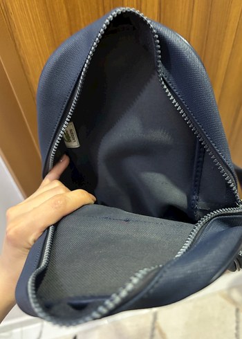 Lacoste Mavi Deri Kadın Sırt Çantası - Görsel 3